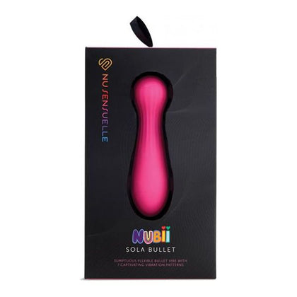 Nu Sensuelle Sola Nubii Flexible Bullet - The Ultimate Clitoral Pleasure Companion in Pink - Adult Naughty Store