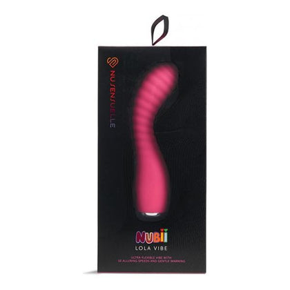 Nu Sensuelle Lola Nubii Flexible Warming Vibe - Pink: The Ultimate Pleasure Companion for Unforgettable Orgasms