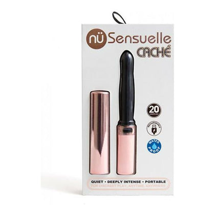 Nu Sensuelle Cache 20 Functions Covered Lipstick Vibe - Rose Gold: Luxurious Discretion for Intimate Pleasure