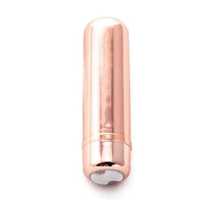 Sensuelle Joie Rechargeable Bullet Vibrator - Model SJ-BV-001 - Couples' Intimate Pleasure for All Genders - Rose Gold