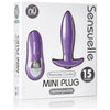 Sensuelle Remote Control Rechargeable Mini Plug Purple: The Ultimate Pleasure Experience for Anal Bliss - Model SP-15, Designed for All Genders - Adult Naughty Store