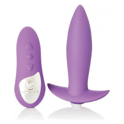 Sensuelle Remote Control Rechargeable Mini Plug Purple: The Ultimate Pleasure Experience for Anal Bliss - Model SP-15, Designed for All Genders - Adult Naughty Store