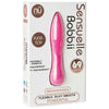 NU Sensuelle Bobbii Flexible Vibe 69 Functions - USB Rechargeable Bullet Vibrator for Women - Deep Throbbing and Pulsating Action - Magenta - Adult Naughty Store