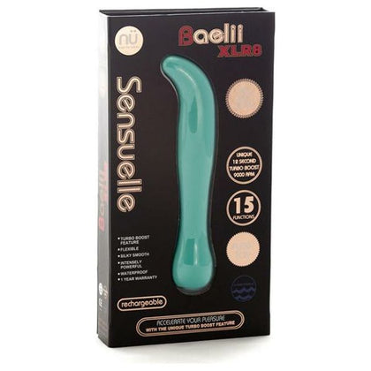 Sensuelle Baelii XLR8 Turbo Boost Flexible G-Spot Vibrator - Electric Blue - Adult Naughty Store