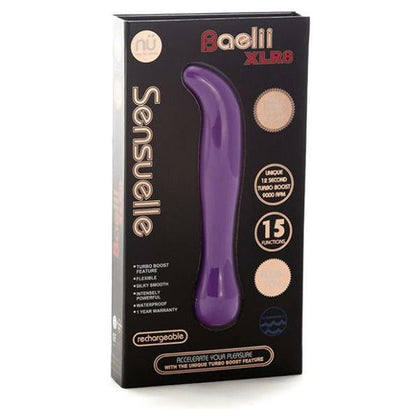 Sensuelle Baelii XLR8 Turbo Boost Ultra Violet Flexible G-Spot Vibrator for Women - Adult Naughty Store