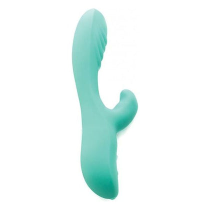 Introducing the Sensuelle Indii XLR8 Blue Rabbit Vibrator - The Ultimate Dual Stimulation Pleasure Device for Women