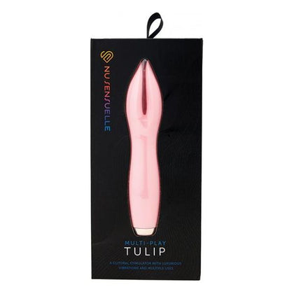Nu Sensuelle Tulip T1 Multi-Play Vibrator - Women's Clitoral and Erogenous Zone Stimulation - Millennial Pink