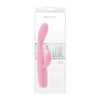 Luxe Skye - Pink Platinum Silicone Rechargeable Slim Rabbit Vibrator for Women - Intense Pleasure for Clitoral and G-Spot Stimulation - Adult Naughty Store