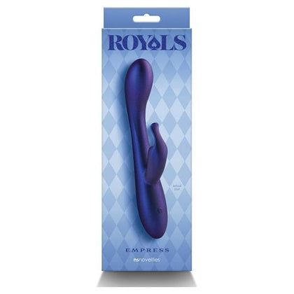 Royals Empress - Metallic Blue: Luxurious Silicone Rechargeable Vibrator for Women, Offering Sensational Pleasure in Style