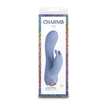 Charms Ivy - Blue Premium Silicone Compact Vibrator (Model NS-01) for Women - Clitoral Stimulation