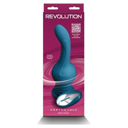 SensaPleasure Revolution Earthquake - Teal: The Ultimate Rechargeable Rotating Vibrator for Mind-Blowing Pleasure!