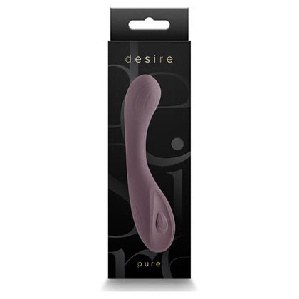 Desire Pure - Brown: Luxurious Silicone Multi-Speed Vibrator for Women - Petite, Travel-Friendly, Water Resistant - 3 Speed / 7 Function - Model DP-1001 - Adult Naughty Store