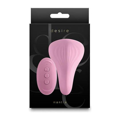 Desire Mantra Panty Vibe - Coral: Mantra by Desire Dual-Motor Panty Vibrator (Model Mantra) for Women - Clitoral Stimulation - Luxurious Coral Pink
