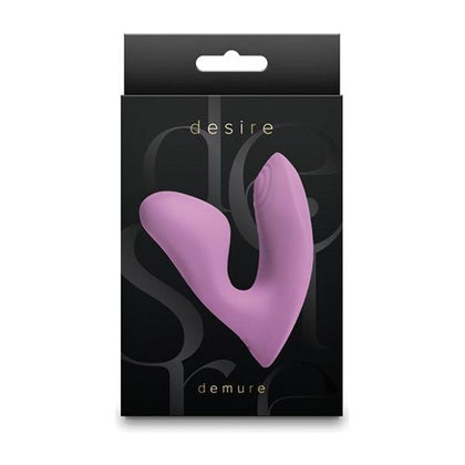 Desire Demure Wearable Dual-Motor Panty Vibrator DDEMT02 for Women - Vaginal and Clitoral Stimulation - Blush