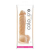 NS Novelties Colours Pleasures Silicone 5-Inch Dildo - Model 12345 - Unisex Anal and Vaginal Pleasure - Beige - Adult Naughty Store