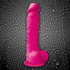 NS Novelties Colours Pleasures 8-Inch Silicone Dildo - Model X8, Pink - For Exquisite Pleasure and Sensual Delight - Adult Naughty Store