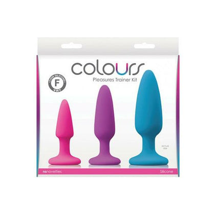 Colours Pleasures Trainer Kit - Multicolor: The Ultimate Liquid Platinum Silicone Anal Plug Set for Sensual Exploration and Pleasure