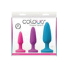 Colours Pleasures Trainer Kit - Multicolor: The Ultimate Liquid Platinum Silicone Anal Plug Set for Sensual Exploration and Pleasure