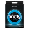 Firefly Halo Medium Cock Ring Blue - Silicone Glow in the Dark Male Pleasure Enhancer - Model FHMCR-MED - For Men - Intensified Performance and Climax in Blue - Adult Naughty Store