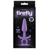 NS Novelties Firefly Prince Small Purple Glow in the Dark Silicone Butt Plug - Model FP-001 - Unisex Anal Pleasure Toy - Adult Naughty Store