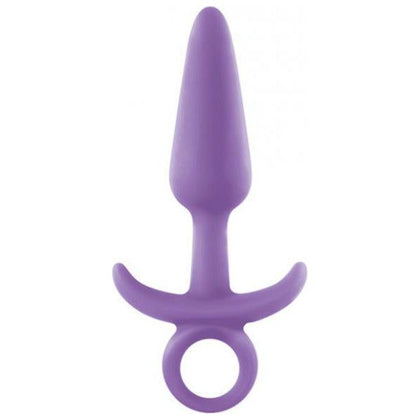NS Novelties Firefly Prince Small Purple Glow in the Dark Silicone Butt Plug - Model FP-001 - Unisex Anal Pleasure Toy