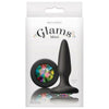 NS Novelties Glams Mini Butt Plug Rainbow Gem - Model GMBP-001 - Unisex Anal Pleasure Toy - Multi-Colored - Adult Naughty Store