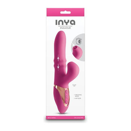 INYA Enamour Rabbit Vibrator - Model V3 - Female - Clitoral and G-Spot Stimulation - Pink