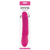 Inya Twister Pink Realistic Vibrating Dildo - Model T-500, Female Pleasure, Rotating Shaft, 7 Speeds - Adult Naughty Store