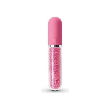 Stardust Charm - Pink: The Sensational Swarovski Crystal Silicone Vibrating Pleasure Wand - Model SDC-001 - For Women - Intense G-Spot Stimulation - Captivating Pink - Adult Naughty Store