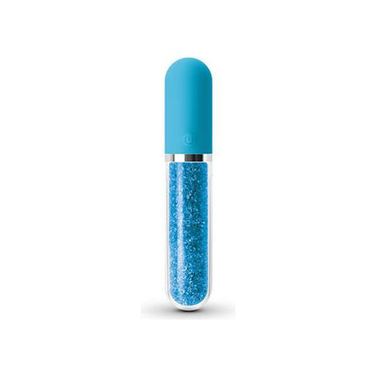 Stardust Charm - Blue: The Exquisite Platinum Silicone Rechargeable Vibrating Anal Bead - Model SDC-001 - Unisex - For Intense Backdoor Pleasure