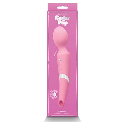 Sugar Pop Aurora Air Pulse Massager Wand - Pink: The Ultimate Pleasure Companion for All Genders, Delivering Sensational Stimulation to Your Most Sensitive Areas - Adult Naughty Store