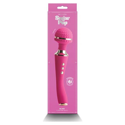 Sugar Pop Bliss - Pink: The Ultimate Silicone Rechargeable Wand Massager for Explosive Vibrations and Sensual Pleasure - Adult Naughty Store