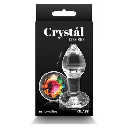 Crystal Desires Glass Round Gem Butt Plug Small - Rainbow

Introducing Crystal Desires Gemstone Butt Plug | Model #CD-GBPS-S-R | Unleash Your Passion with Mesmerizing Rainbow Colors | For Exq - Adult Naughty Store