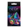 Rear Assets Multicolor Small - Rainbow Anal Plug for Sensual Pleasure - Model RS-001 - Unisex - Lightweight Aluminum - Rainbow Color - Adult Naughty Store