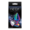 Introducing the Rear Assets Multi-color Heart Medium Anal Toy - Model RA-5678: A Sensual Delight for All Genders, Designed for Ultimate Pleasure! - Adult Naughty Store