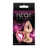 Rear Assets Rose Gold Heart Small - Pink - Adult Naughty Store