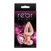 Rear Assets Rose Gold Heart Medium - Pink - Adult Naughty Store