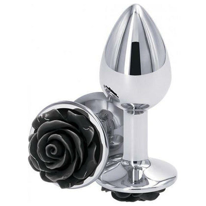 Rear Assets Small - Black Rose Anal Plug for Sensual Pleasure - Adult Naughty Store