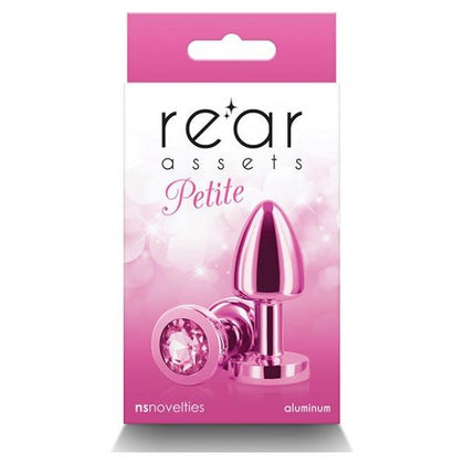 Seductive Pleasures: Rear Assets Petite Pink Aluminum Anal Plug - Model RA-101 - Unisex - Exquisite Anal Stimulation - Sensual Pink - Adult Naughty Store