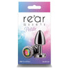 Introducing the Exquisite Pleasures: Rear Assets Gunmetal Petite - Rainbow Anal Toy for Sensual Delights. - Adult Naughty Store