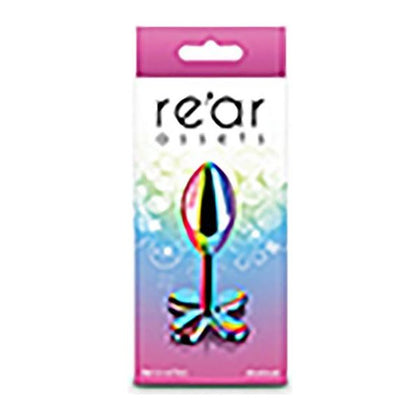 Introducing: Rear Assets Clover Aluminium Anal Plug RAC-001 for All Genders, Designed for Visual & Sensual Stimulation, Multicolor - Adult Naughty Store