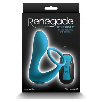 Renegade Slingshot II Prostate Stimulator with Remote Control - Teal - Adult Naughty Store