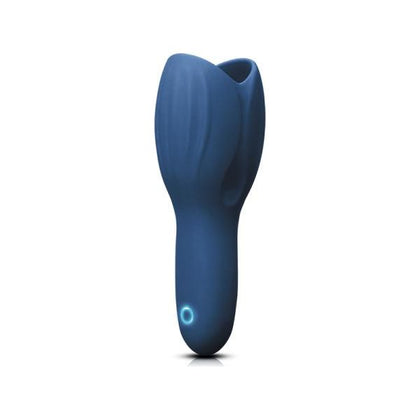 Renegade Head Unit - Silicone Textured Penis Stimulator for Men - Model R-500 - Blue