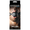 Renegade Bondage Ball Gag Black O-S: The Dominator's Delight for Submissive Pleasure - Adult Naughty Store