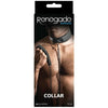 Renegade Bondage Collar Black O-S: The Ultimate Dominant's Delight for Masculine Masters and Submissive Slaves