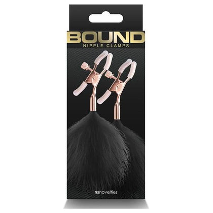 Bound F1 Nipple Clamps - Black: Exquisite Metal Nipple Clamps for Sensual Stimulation and Pleasure
