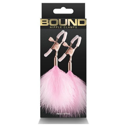 Bound F1 Pink Adjustable Nipple Clamps - Sensual Pleasure for All Genders