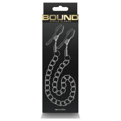 Bound DC2 Nipple Clamps - Gunmetal: The Ultimate Pleasure Enhancement for Intimate Moments