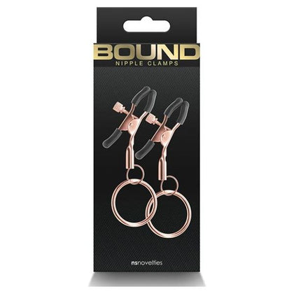 Bound C2 Nipple Clamps - Rose Gold: The Ultimate Pleasure Enhancer for All Genders