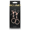 Bound C2 Nipple Clamps - Rose Gold: The Ultimate Pleasure Enhancer for All Genders - Adult Naughty Store